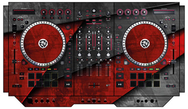 Numark NS 7 II Skin Steelay Red